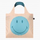LOQI Nákupná taška - Smiley Geometric Recycled